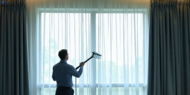 Commercial curtain steam cleaning service somerton-vic hotels offices