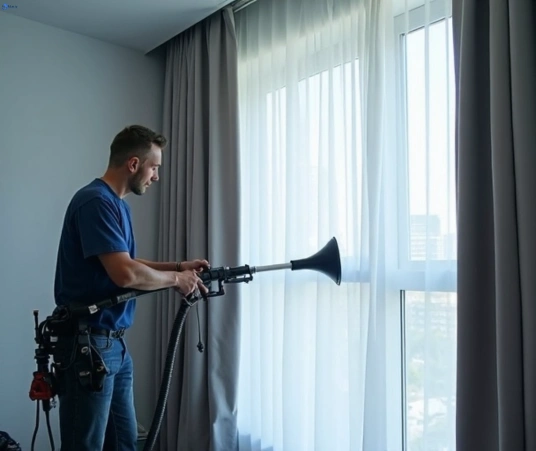 Professional commercial curtain cleaning process equipment Matty Curtain Cleaning somerton-vic